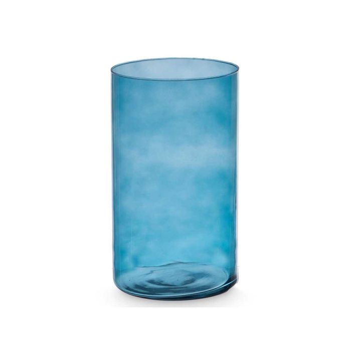 Jarron Cristal Cilindro 17Cm Diam X 30Cm Turquesa Giftdecor (4 Unidades) 1 Jarron Cristal Cilindro 17Cm Diam X 30Cm Turquesa Giftdecor (4 Unidades) 1