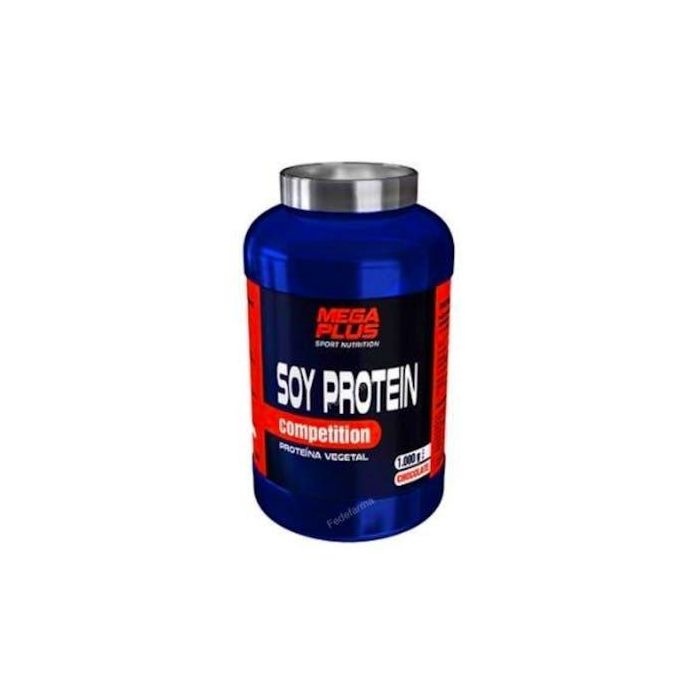 MEGA PLUS Proteína de Soja Chocolate 1kg - Aislado de Alta Digestibilidad para Deportistas