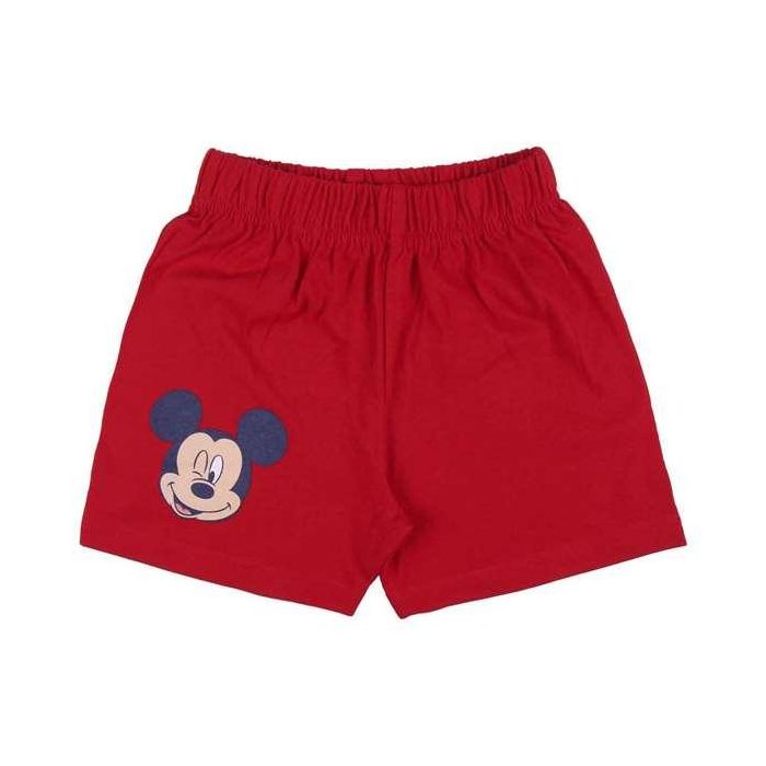 Pijama Infantil Mickey Mouse Rojo 3 Años 3