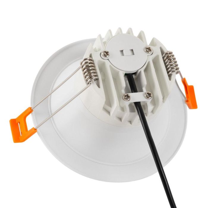 Downlight LED Empotrable 8W 720Lm CCT Regulable 3000-6500K TRIAC IP44 Flicker Free UGR<19 Corte Ø90mm SE-SCL319-8W-CCT 1