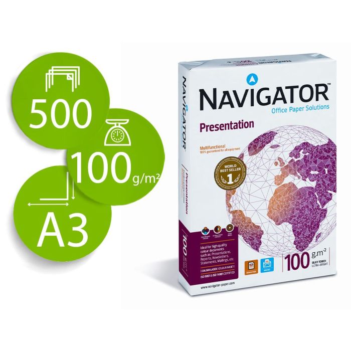 Papel para Imprimir Navigator NAV-100-A3 A4