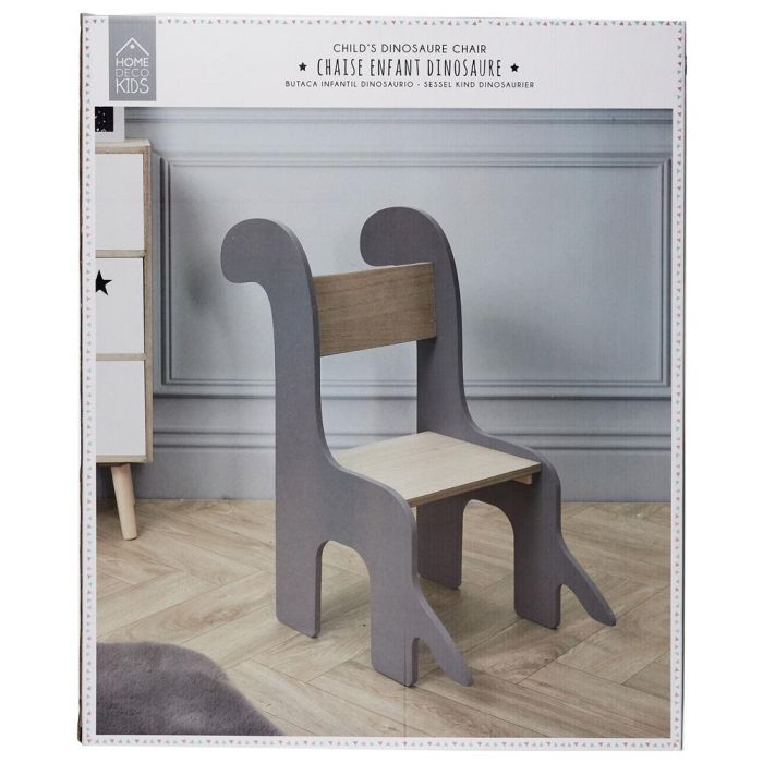 Home Deco Kids Silla Infantil Dino, Cómoda con Diseño de Dinosaurio, 33x49.5 cm 1 Home Deco Kids Silla Infantil Dino, Cómoda con Diseño de Dinosaurio, 33x49.5 cm 1