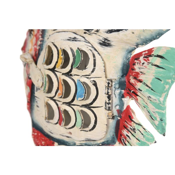 Decoracion Mediterraneo DKD Home Decor Blanco Multicolor 6 x 15 x 17 cm (4 Unidades) 3