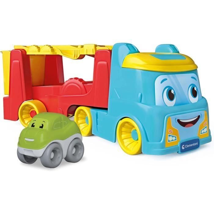 Juego Clementoni - El camión de los coches rodantes - Plástico reciclado - Coches incluidos - A partir de 18 meses - Fabricado en Italia Juego Clementoni - El camión de los coches rodantes - Plástico reciclado - Coches incluidos - A partir de 18 meses - Fabricado en Italia