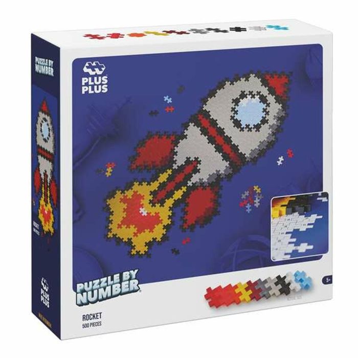 Ludilo Juego de Puzzle by Number de 500 Piezas con Temática Cohete para Niños de 3 Años Ludilo Juego de Puzzle by Number de 500 Piezas con Temática Cohete para Niños de 3 Años