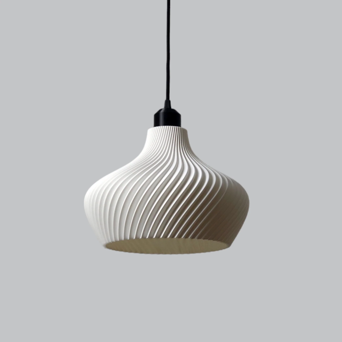 Lámpara Colgante Daila Blanco/Florón Negro/Cable Negro E27 Contemporánea 2 Lámpara Colgante Daila Blanco/Florón Negro/Cable Negro E27 Contemporánea 2