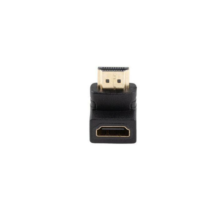 Lanberg Adaptador HDMI 2.0 4K@60Hz HDR Macho - Hembra Angulado 18Gbps Chapado Oro 2 Lanberg Adaptador HDMI 2.0 4K@60Hz HDR Macho - Hembra Angulado 18Gbps Chapado Oro 2