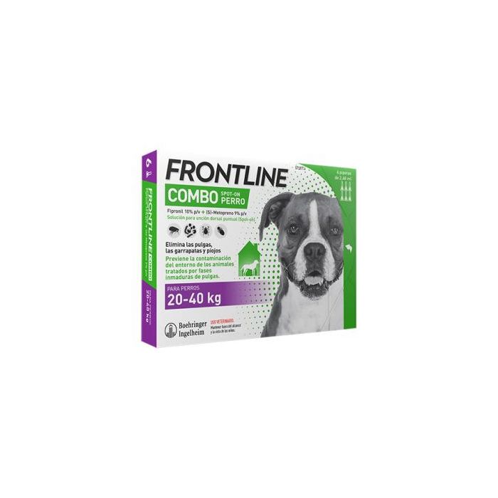 Frontline Combo Perro 20-40 kg 6 Pipetas