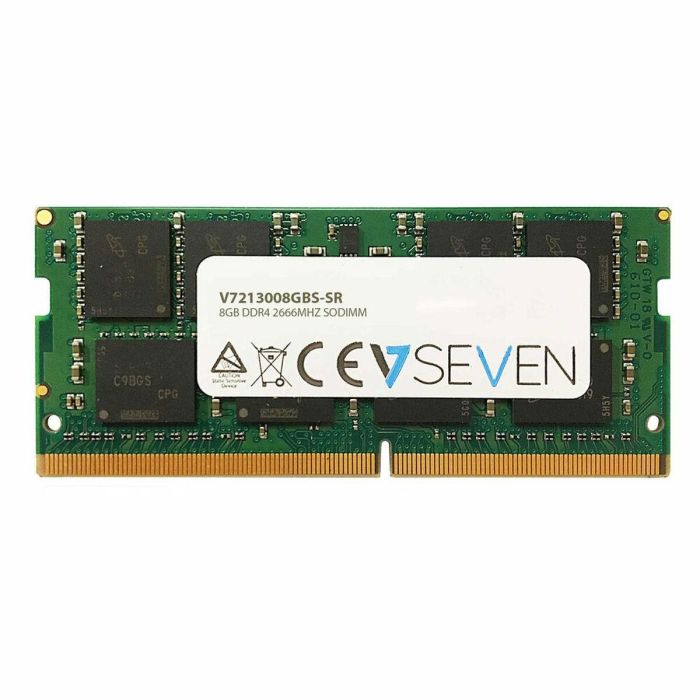 Memoria RAM V7 V7213008GBS-SR 8 GB DDR4 2666 MHz Memoria RAM V7 V7213008GBS-SR 8 GB DDR4 2666 MHz