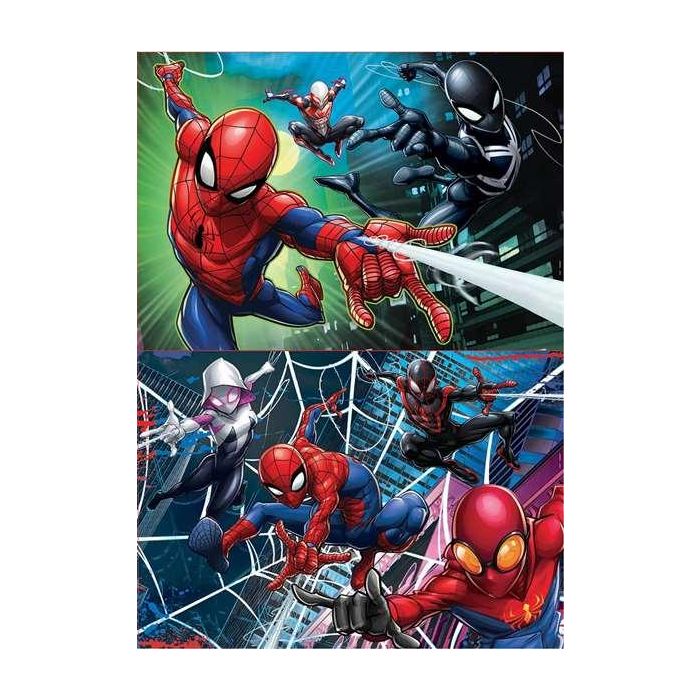 Puzzle 2x100 piezas spiderman 2