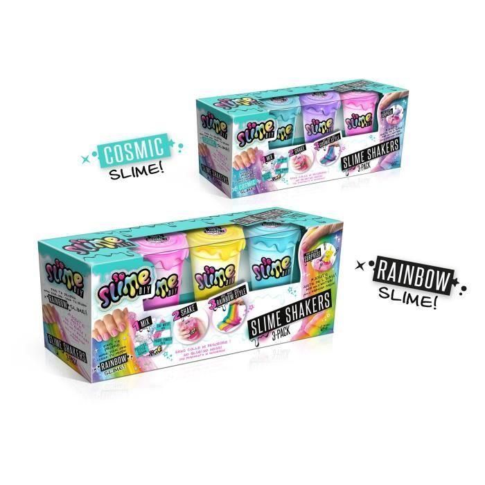 Canal Toys So Slime DIY - Pack de 3 Cocteleras de Limo con Brillo y Confeti, incluye Figura Sorpresa - Crea tu Slime - Niños +6 años 2