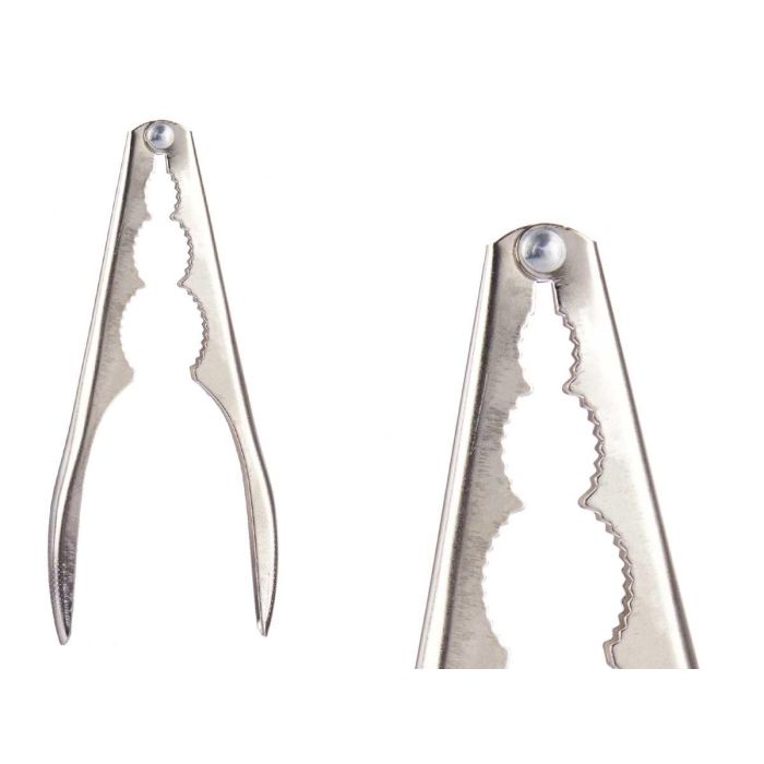 Cascanueces Kinvara Acero Plata 16.5x1.5x4.5 cm (48 Unidades) 3 Cascanueces Kinvara Acero Plata 16.5x1.5x4.5 cm (48 Unidades) 3