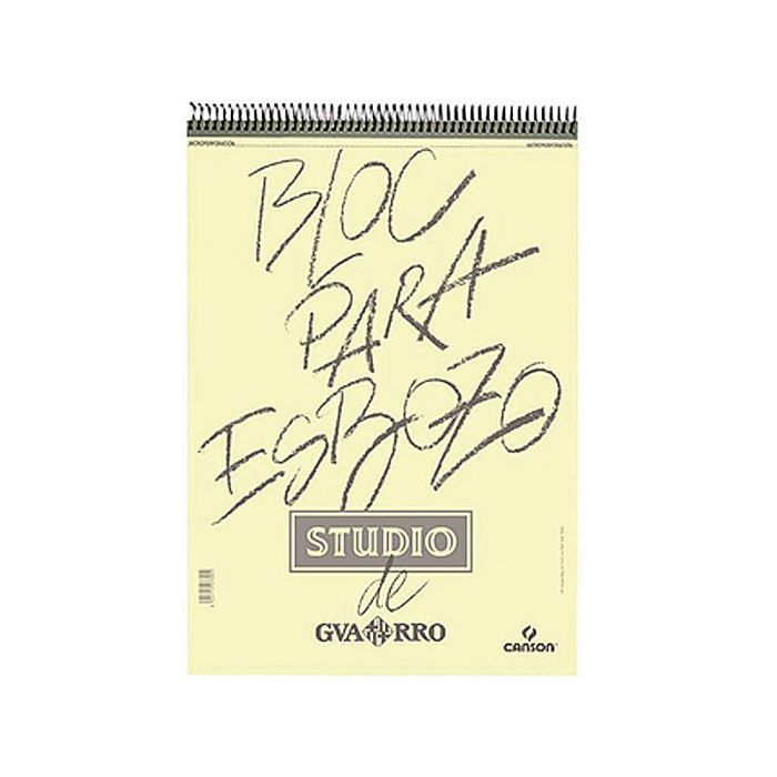 Bloc Dibujo Esbozo Canson Din A4 Microperforado 21x29,7 cm 100 Hojas Grano Fino 90 gr-M2 1