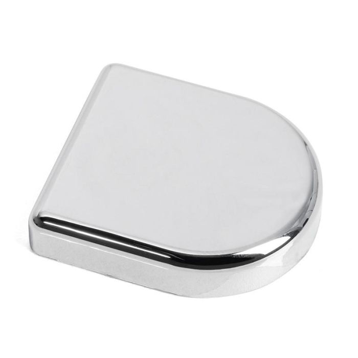 SALICE P2Cba06 Tapa Embellecedor Ovalado 36X30 Cromo Para Bisagra Cristal 30.245