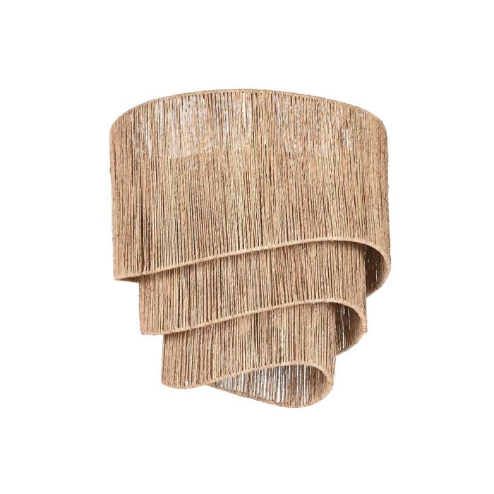 DKD Home Decor Lámpara de Techo Estilo Tropical Marrón de Cuerda y Metal 50x50x50 cm, Casquillo E27 (1 Bombilla) DKD Home Decor Lámpara de Techo Estilo Tropical Marrón de Cuerda y Metal 50x50x50 cm, Casquillo E27 (1 Bombilla)