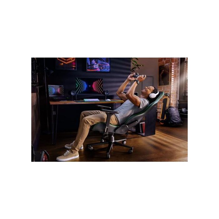 Razer Enki Silla para videojuegos de PC, Asiento acolchado, Negro/Azul, Respaldo ajustable, Reposabrazos 4D - RZ38-03720100-R3G1 6 Razer Enki Silla para videojuegos de PC, Asiento acolchado, Negro/Azul, Respaldo ajustable, Reposabrazos 4D - RZ38-03720100-R3G1 6