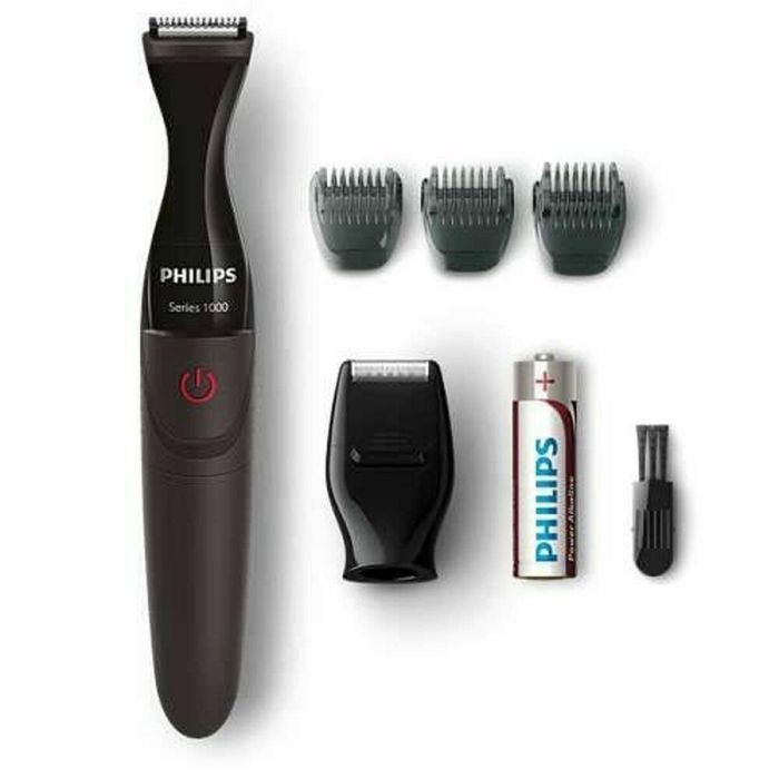 Philips MG1100 / 16 Recortadora de Precisión y Mini Afeitadora DualCut, 3 Peines Barba, Impermeable, Pilas AA 0 Philips MG1100 / 16 Recortadora de Precisión y Mini Afeitadora DualCut, 3 Peines Barba, Impermeable, Pilas AA 0