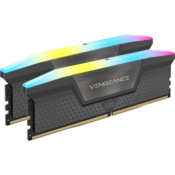 Memoria RAM - Corsair - Revenge RGB DDR5 - 32GB 2x16GB DIMM - 5600 MHz - 1.25V - Gris (CMH32GX5M2B5600Z36K)