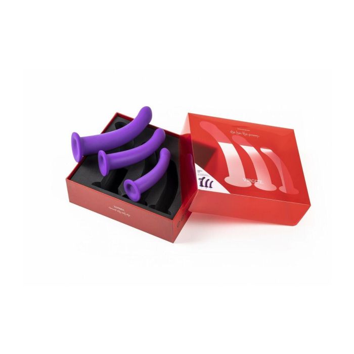 Dildo Virgite Morado S/M/L Set 1 Dildo Virgite Morado S/M/L Set 1
