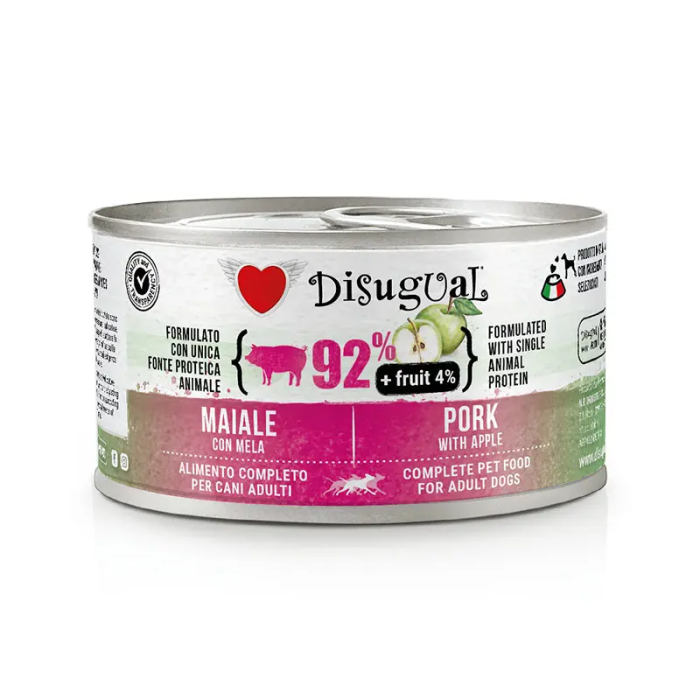 Disugual Fruit Dog Cerdo Manzana 12x150 gr