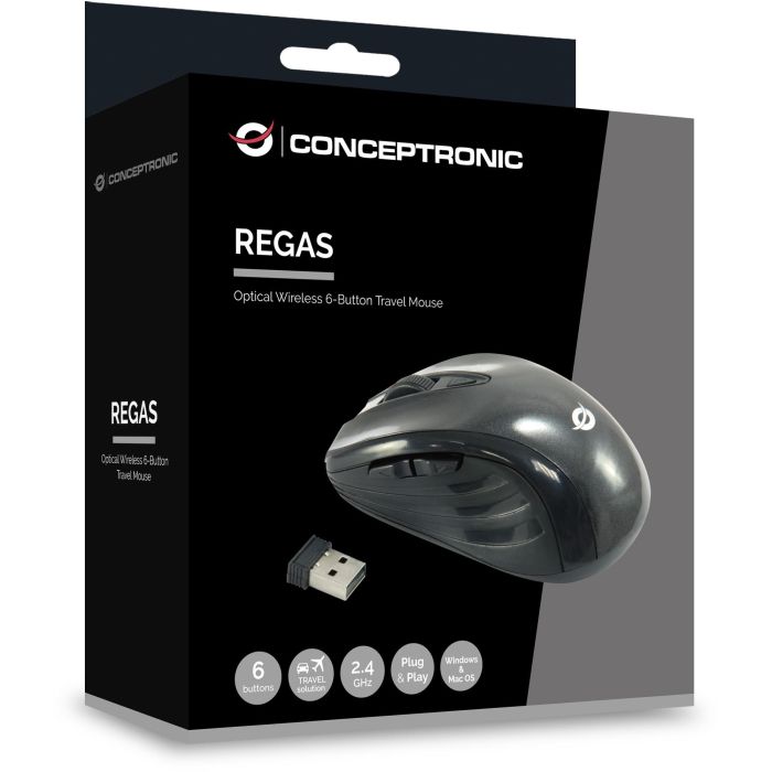 CONCEPTRONIC Optical Wireless 6-Tasten Travel USB Maus sw 5 CONCEPTRONIC Optical Wireless 6-Tasten Travel USB Maus sw 5