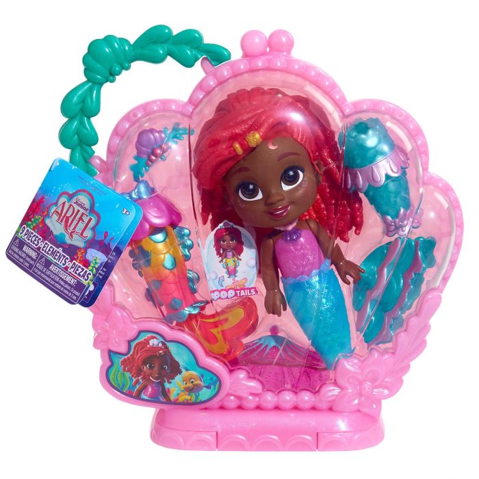 Just Play 39921 Muñeca Ariel Sirena Disney Junior Pop Tails Conjunto con 2 Colas Moldeables y Accesorios 19 cm +3 años 1 Just Play 39921 Muñeca Ariel Sirena Disney Junior Pop Tails Conjunto con 2 Colas Moldeables y Accesorios 19 cm +3 años 1