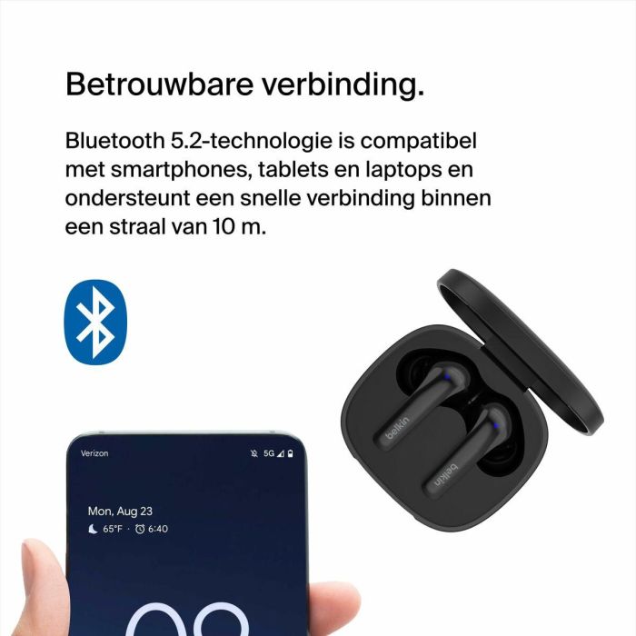 Belkin SOUNDFORM Motion Auriculares In-Ear True Wireless IPX5 con Cancelación de Ruido y Batería de 24h Negro 5 Belkin SOUNDFORM Motion Auriculares In-Ear True Wireless IPX5 con Cancelación de Ruido y Batería de 24h Negro 5