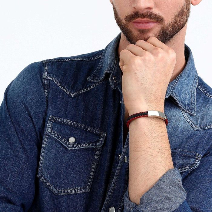 Pulsera Hombre Sector SZV111 Plata 2