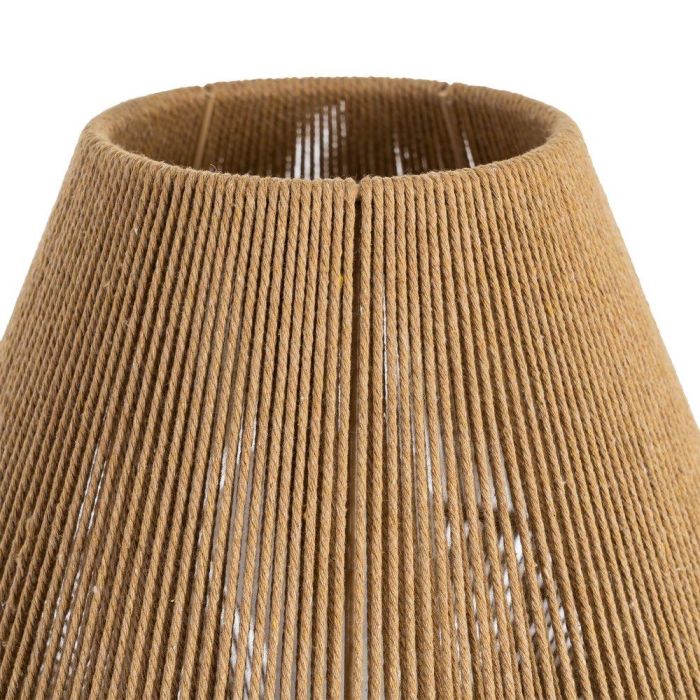 Lámpara Mesa Natural Cuerda de Papel 25,50 X 25,50 X 26 cm