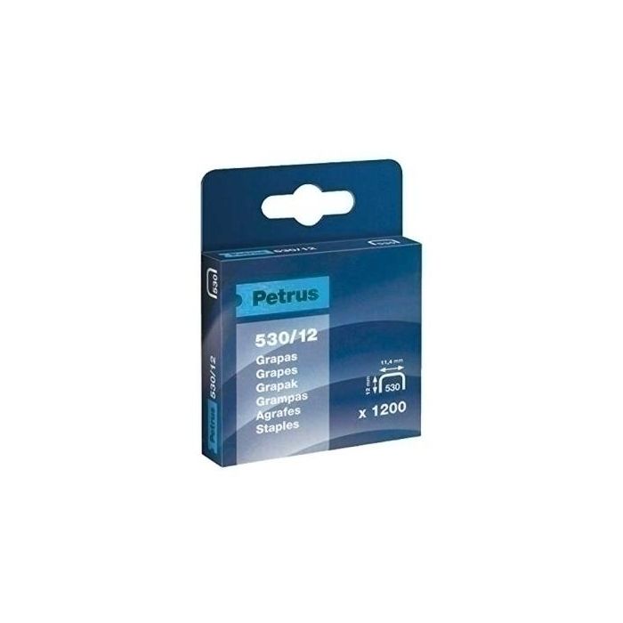 Petrus Grapas 530/12mm Cobre 1200 unidades - Modelo 77516