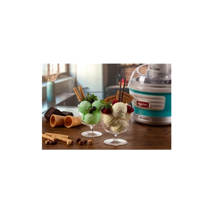 Ariete 643/01 Heladera Eléctrica Party Time Azul, Diseño Exclusivo, 1.5L, Hace Helados en 30 Minutos 6 Ariete 643/01 Heladera Eléctrica Party Time Azul, Diseño Exclusivo, 1.5L, Hace Helados en 30 Minutos 6