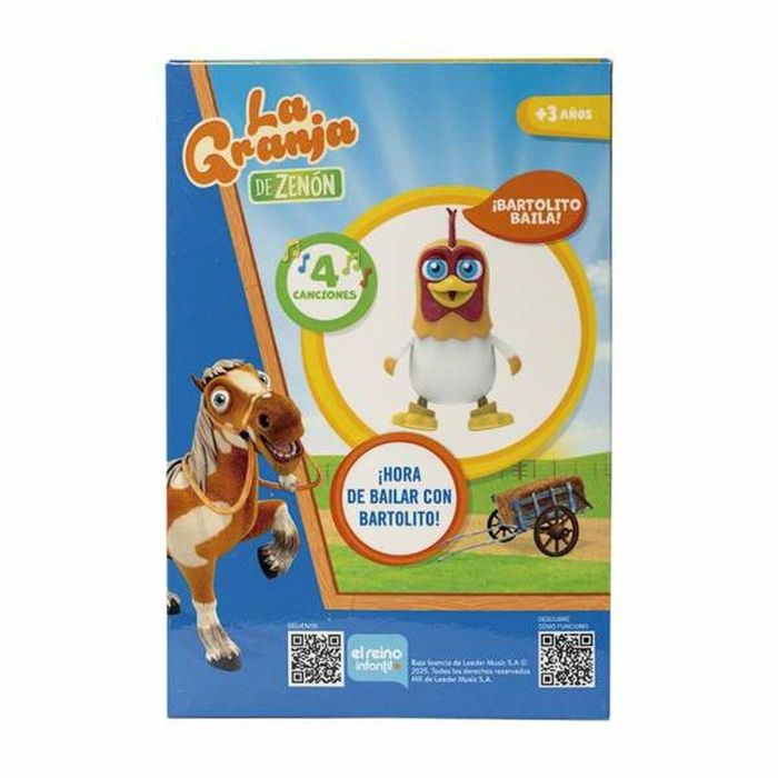 Bandai rojo Gallo Bartolito Baila y Camina al Ritmo de La Granja de Zenón, GM85005 1 Bandai rojo Gallo Bartolito Baila y Camina al Ritmo de La Granja de Zenón, GM85005 1