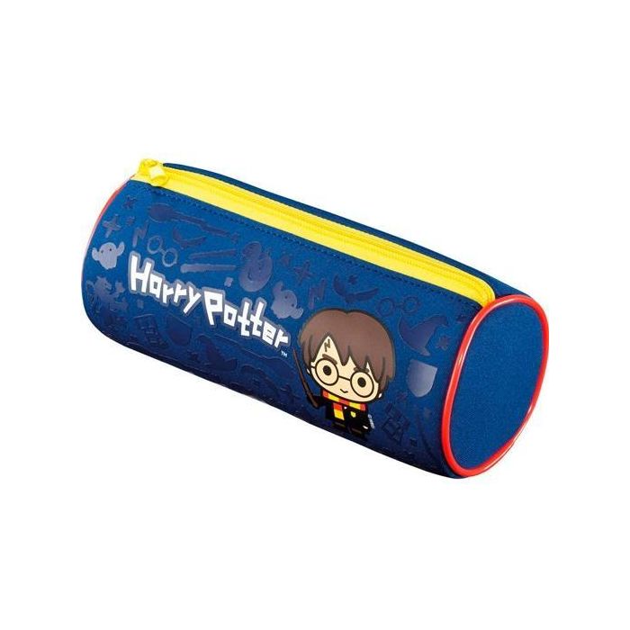 Maped Estuche Portatodo Harry Potter Kids Tubo C-Cremallera Neopreno Azul