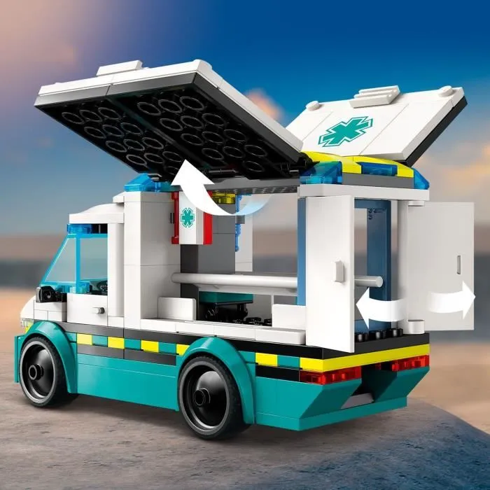 Lego City 60451 Ambulancia de Rescate Juguete de Construcción para Niños de 5 Años 2