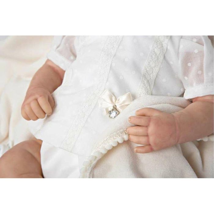 Muñeca reborn arias 45 cm delia c/manta c/pelo decorado 5 Muñeca reborn arias 45 cm delia c/manta c/pelo decorado 5