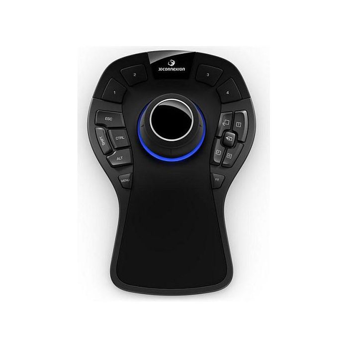 3Dconnexion SpaceMouse Pro Ratón 3D USB 15 Botones Negro Gris 3DX-700040
