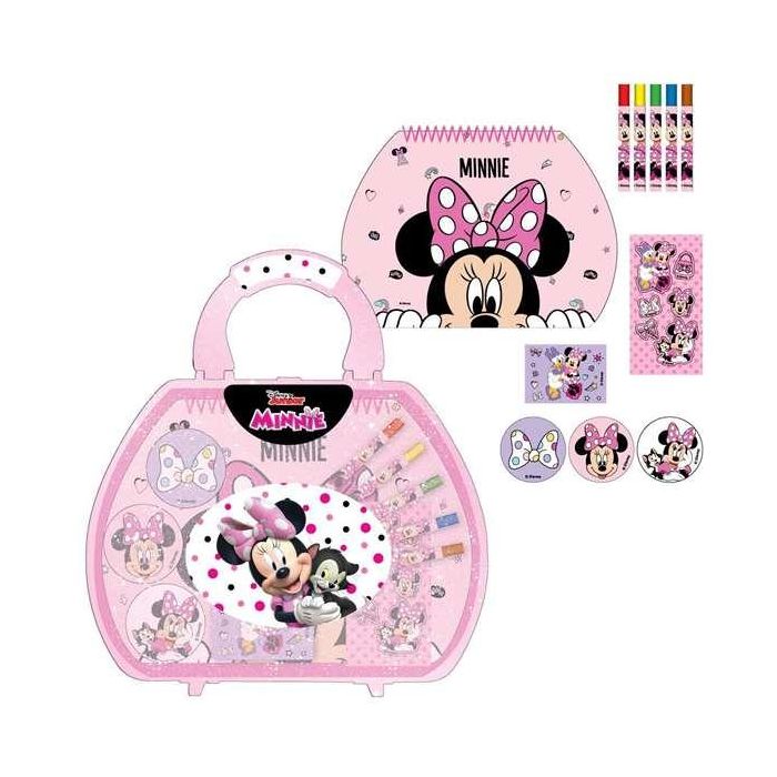 Set papelería coloreable maletín minnie 23.0 x 20.0 x 4.0 cm