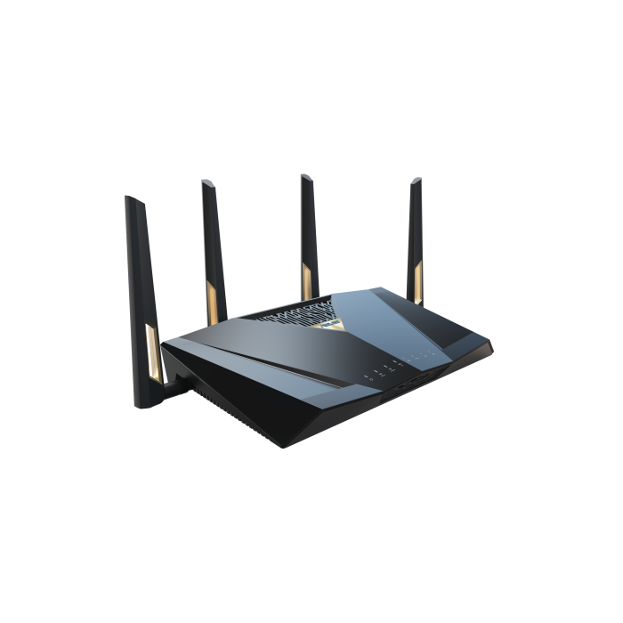 Asus 90IG08V0-MO3N0V Router Inalámbrico Wi-Fi 7 Doble Banda 10 Gigabit Ethernet Negro Gris 5764 Mbit/s 2
