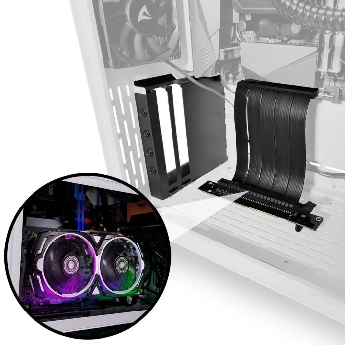 Sharkoon Compact VGCK. Riser Card (schwarz. fr MS-Y/Z1000 PC-Gehuse) 1