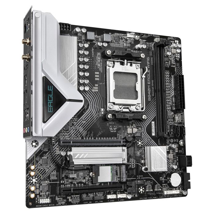 Gigabyte B840M EAGLE WiFi6 Placa Base, Chipset AMD B840, Zócalo AM5, DDR5, mATX 2 Gigabyte B840M EAGLE WiFi6 Placa Base, Chipset AMD B840, Zócalo AM5, DDR5, mATX 2