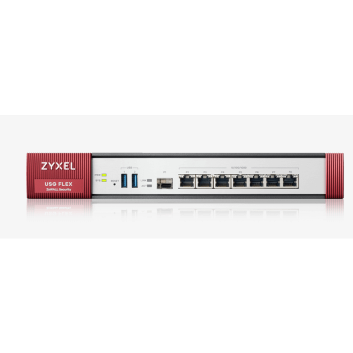 Zyxel USG Flex 500 cortafuegos (hardware) 1U 2,3 Gbit/s Zyxel USG Flex 500 cortafuegos (hardware) 1U 2,3 Gbit/s
