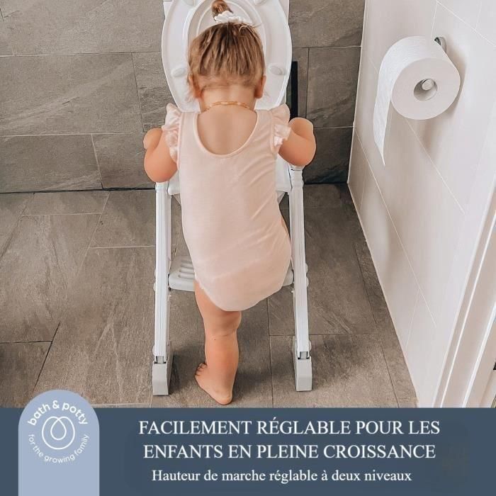 Dreambaby AAAAT52835 Asiento de Entrenamiento para Inodoro STEP-UP, Reductor con 2 Niveles Regulables, Gris 2 Dreambaby AAAAT52835 Asiento de Entrenamiento para Inodoro STEP-UP, Reductor con 2 Niveles Regulables, Gris 2