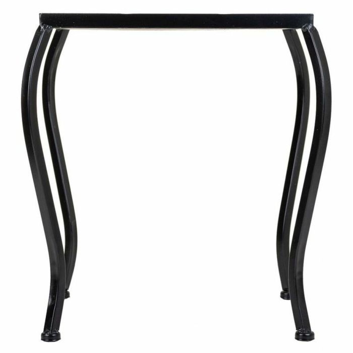 Soporte para Maceta Alexandra House Living Negro Hierro Azulejo 33 x 37 x 33 cm 3 Piezas 3