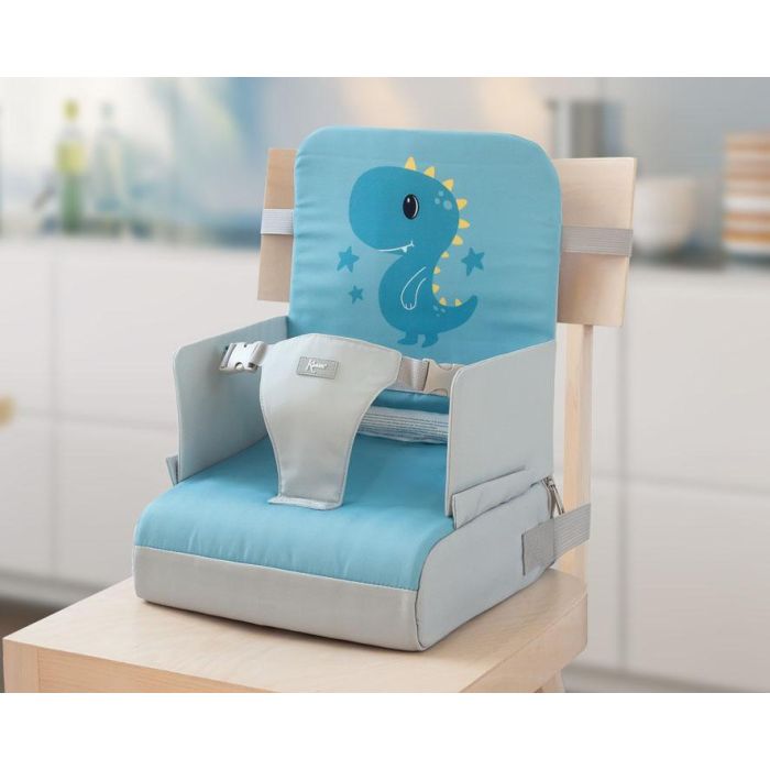 KioKids Trona de Viaje Plegable Asiento Elevador Portátil para Bebés +6 meses hasta 3 años Dinosaurio Azul Colección Dolci Amici KioKids Trona de Viaje Plegable Asiento Elevador Portátil para Bebés +6 meses hasta 3 años Dinosaurio Azul Colección Dolci Amici