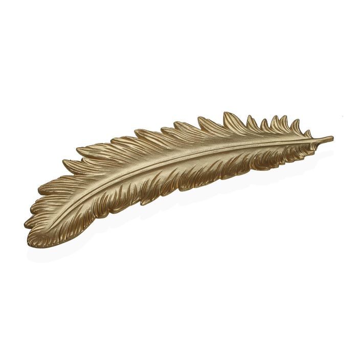 Centro de Mesa Pluma Oro Versa 19x3x60 cm Madera MDF (4 Unidades) Centro de Mesa Pluma Oro Versa 19x3x60 cm Madera MDF (4 Unidades)