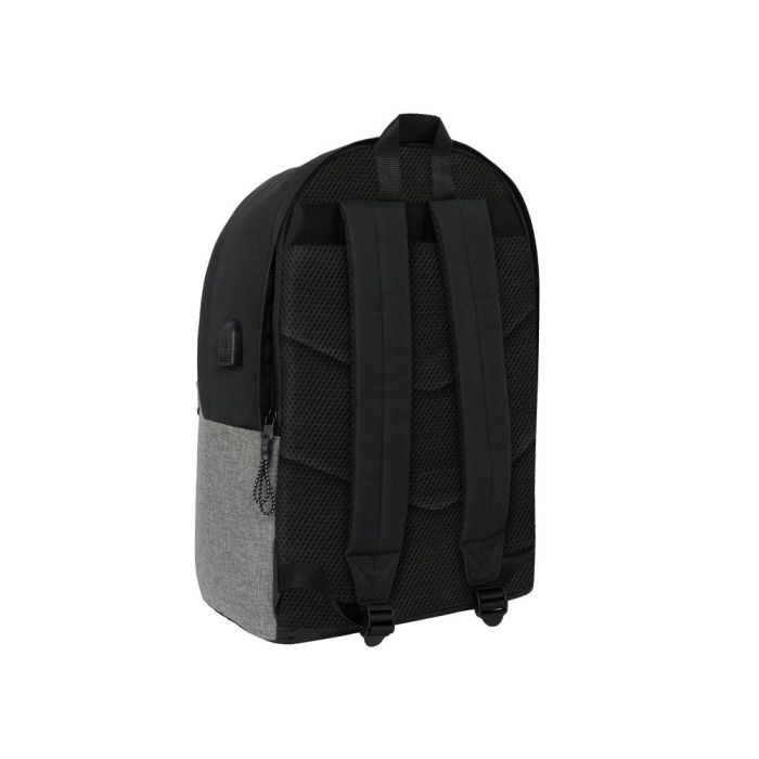 Mochila para Portátil Eckō Unltd. Rhino Negro Gris 31 x 44 x 18 cm 1