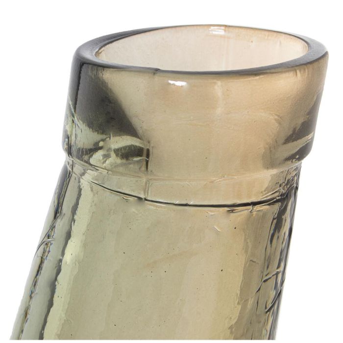 Jarrón de suelo Alexandra House Living Marrón claro Cristal 20 x 20 x 73 cm 1 Jarrón de suelo Alexandra House Living Marrón claro Cristal 20 x 20 x 73 cm 1