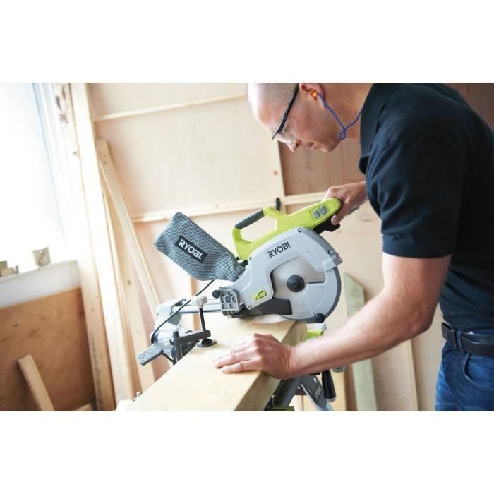 Sierra ingletadora radial RYOBI de 1200 vatios 3 Sierra ingletadora radial RYOBI de 1200 vatios 3