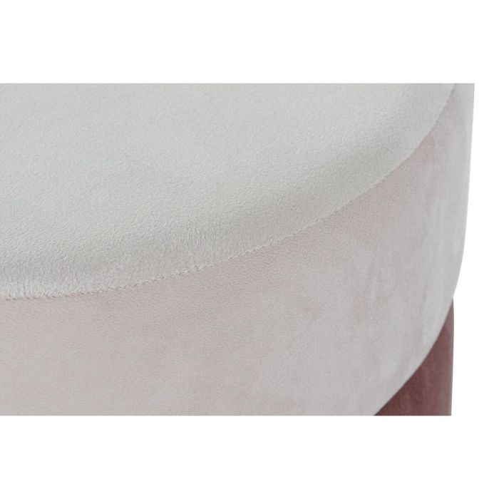 Reposapies Glam DKD Home Decor Rosa Dorado 48 x 47 x 48 cm 2 Reposapies Glam DKD Home Decor Rosa Dorado 48 x 47 x 48 cm 2