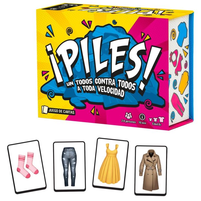 The Lost Boy Entertainment Piles Juego de mesa multijugador de cartas rápido para 2-8 jugadores, edad 8+ y 10 min de duración. 0 The Lost Boy Entertainment Piles Juego de mesa multijugador de cartas rápido para 2-8 jugadores, edad 8+ y 10 min de duración. 0